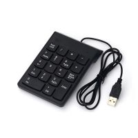 2.4GHz Wire Numeric Keypad Numpad 18 Keys Small-Size Digital Keyboard For Accounting Teller Laptop Notebook Tablet Number Keycap