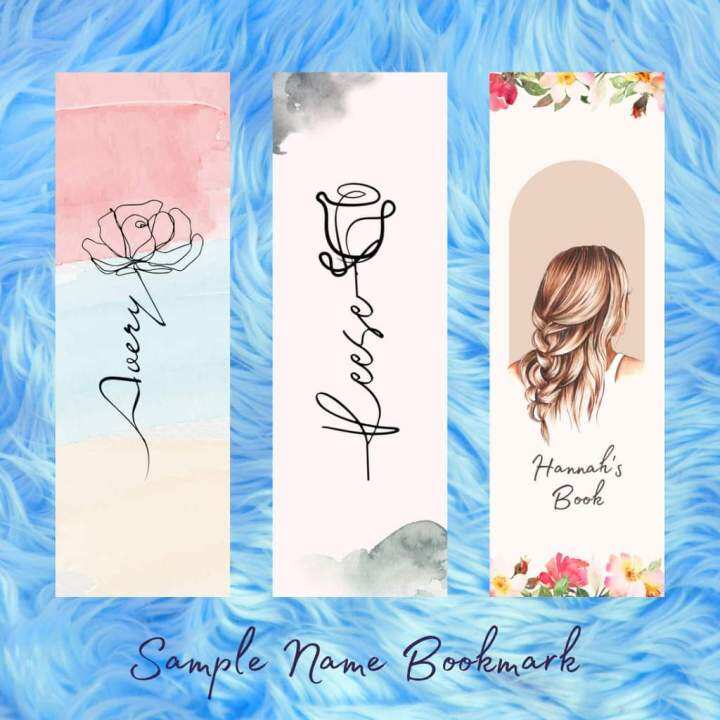 Customized/Personalized Bookmark (Laminated) | Basa Pilipinas | Lazada PH