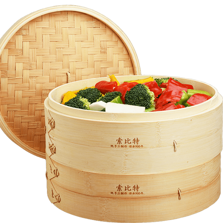 HandWoven Deepening Bamboo Steamer Bamboo Household Small Steamer