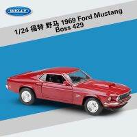 รถ 1:24 1969 Ford Mustang Boss 429 [Welly]