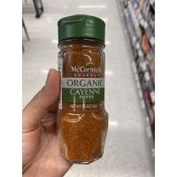 พริกแดง บดละเอียด ออร์แกนิค 42 G. McCormick 100% Organic Cayenne Red Pepper แม็คคอร์มิค 100% ออร์แกนิค คาเยน เรด เปปเปอร์