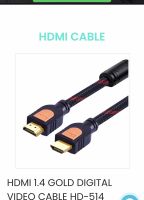 สาย HDMI 1.4  สายถักแดง คุณภาพ ทนทาน  ขนาด1.5เมตร/ 3 เมตร / 5 เมตร / 10 เมตรครับ