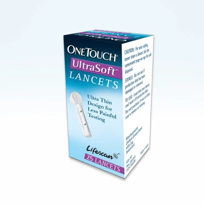 One touch ultrasoft lancets lancet 25pcs Lazada PH