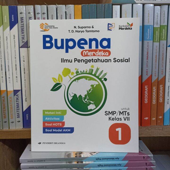 Buku Bupena Merdeka IPS Kelas VII.7 SMP Kurikulum Merdeka Erlangga ...