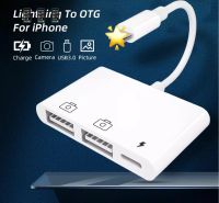 Lightning To 1080P สาย HDMI USB SD TF Card Reader ดิจิตอล AV TV อะแดปเตอร์ OTG Hub สำหรับ iPhone 13 12pro X XR XS 11Pro Max SE iPad