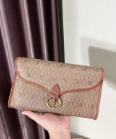 Dior vintage 2 way clutch- crossbody bag monogram สภาพสวย ให้ 9/10