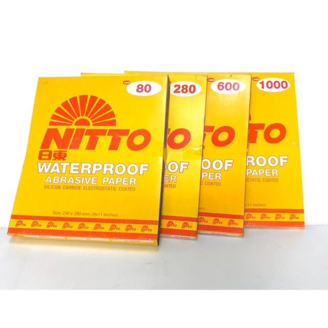 nitto-กระดาษทรายน้ำ-nitto-นิตโต้-มีครบทุกเบอร์-80-1000