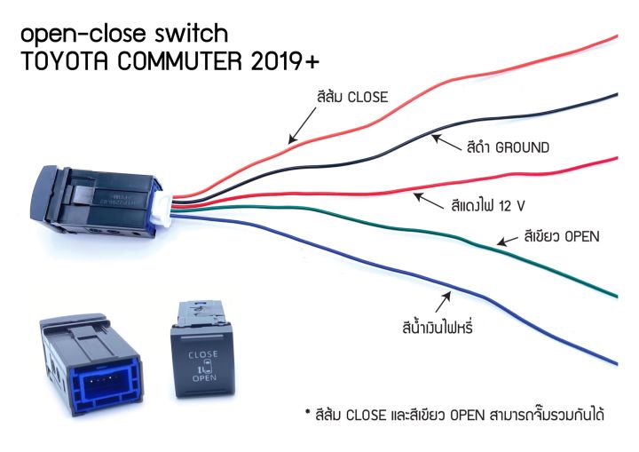 สวิตช์-เปิด-ปิด-ประตูสไลด์ไฟฟ้า-ข้างซ้าย-สำหรับ-toyota-majesty-commuter-2019-2022