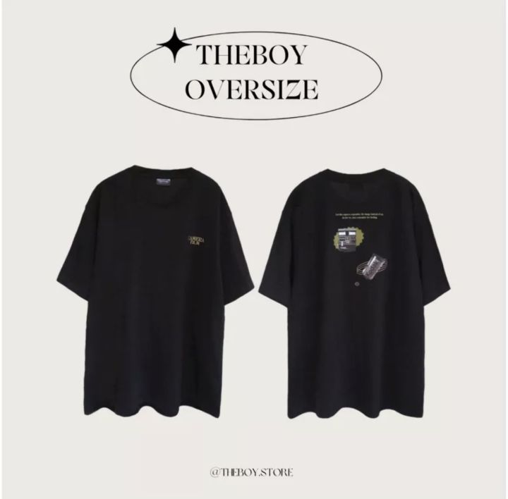 theboy-camera-film-เสื้อยืดโอเวอร์ไซส์