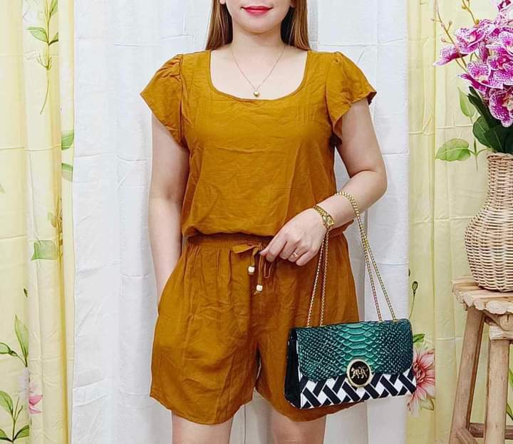 Terno Short Butterfly Challis With Side Pocket High Quality Can Fit Large Up To Xl Lazada Ph 6190