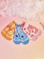 ถุงเท้าCare Bears  3 คู่ 3  สี พร้อมส่ง เด็กโต -ผู้ใหญ่่ใส่ได้