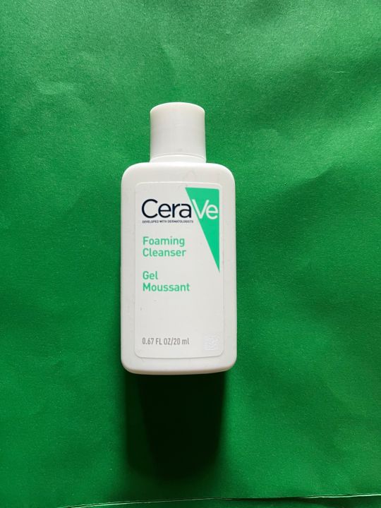 ขนาดทดลอง Cerave foaming cleanser