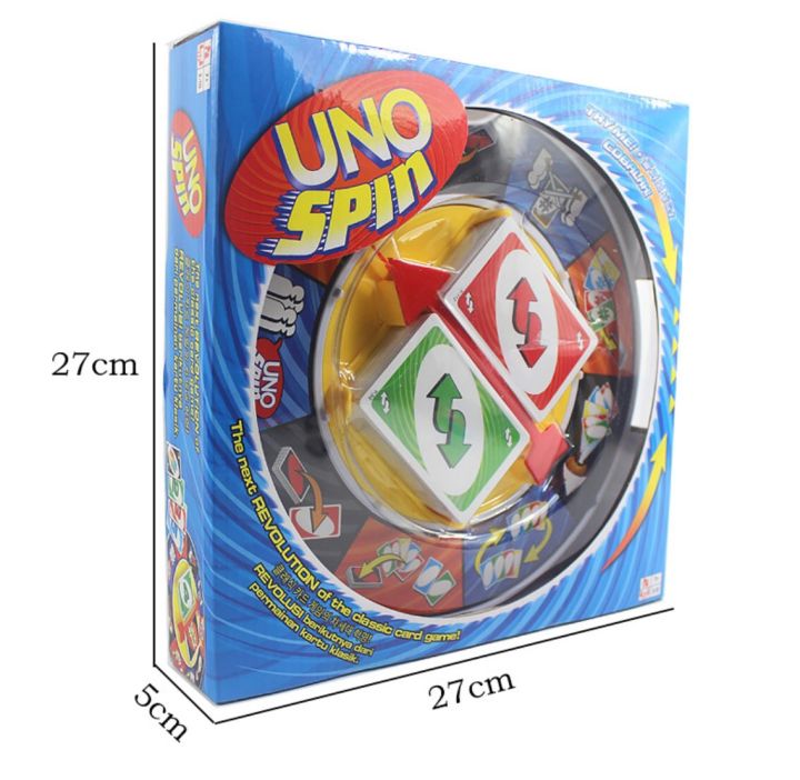 พร้อมส่ง-uno-spin-อูโน่สปิน-เกมส์ไพ่อูโน่-uno-spin-board-card-game-family-friends-group-ถูกที่สุด