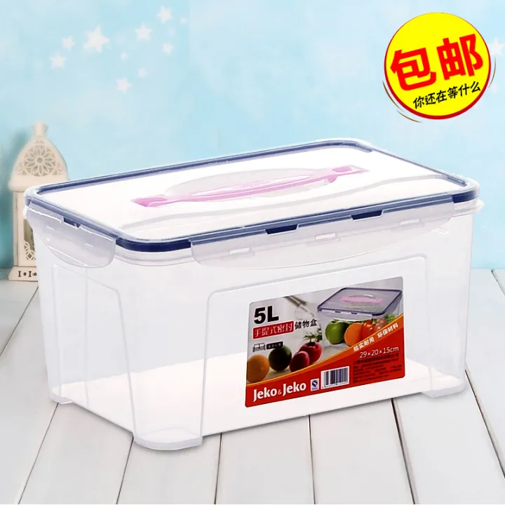 Rectangular Plastic Crisper Large Kitchen Refrigerator Packing Box