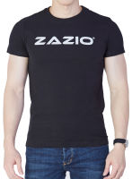 ZAZIO เสื้อยืดผู้ชาย เสื้อยืดคอกลมชาย เนื้อผ้าเกรดพรีเมี่ยม สีดำ รุ่น Forever เรียบง่ายสไตล์ Minimal