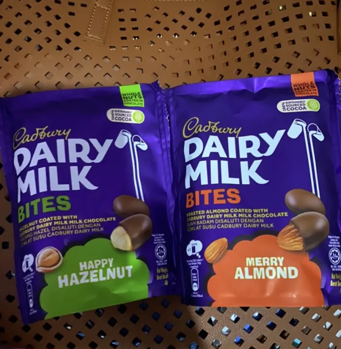 Cadbury Dairy Milk bites 50g Almonds/hazelnuts Lazada PH