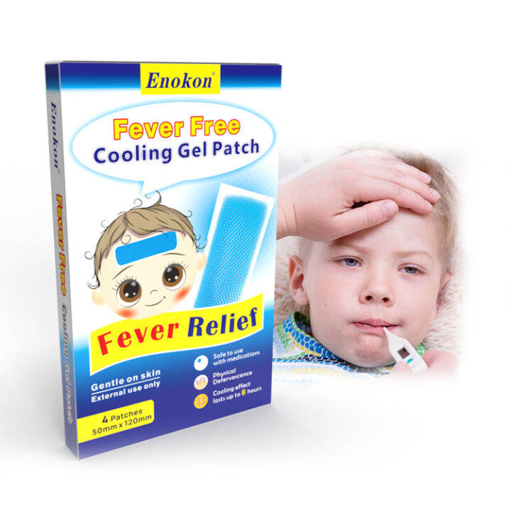 Enokon Baby Cool Fever Gel Relief Patch Fever | Lazada PH