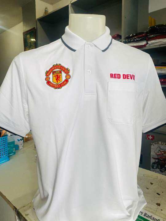 เสื้อโปโลปักแมนยู-red-devil