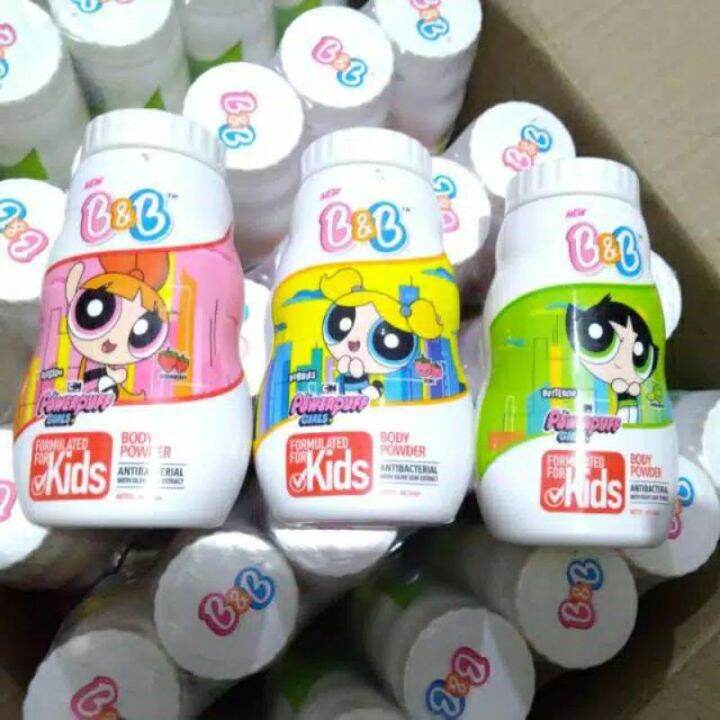 B&B Kids Powder Powerpuff Girls 60gr / 150gr | Lazada Indonesia