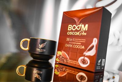 BOOM COCOA PLUS โกโก้พรีเมียมเข้มข้น โกโก้คุมหิว อิ่มนาน