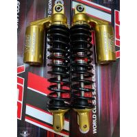 YSS เเท้ สำหรับ YAMAHA AEROX 155(ปี17ขึ้นไป)สปริงดำกระบอกทอง สวย/เนี๊ยบ/เฉียบ /เเกร่ง (เเก๊สเเท้)ขนาด305มม