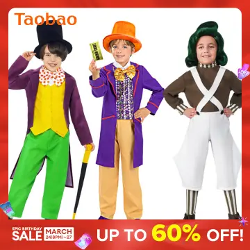 Willy Wonka Costume - Best Price in Singapore - Mar 2024