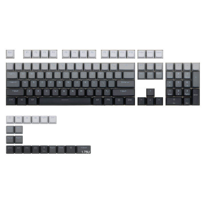 Keycap Hall Polar Day PBT Transparent OEM Keycap 68 84 87 104 Mx1.0 6.0 ...