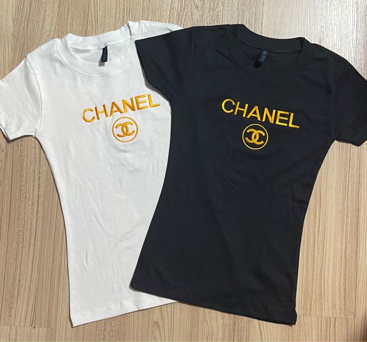 เสื้อแฟชั่น-chaแนล-ปักอกใหญ่