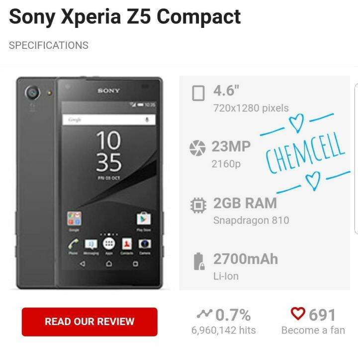 docomo z5 compact