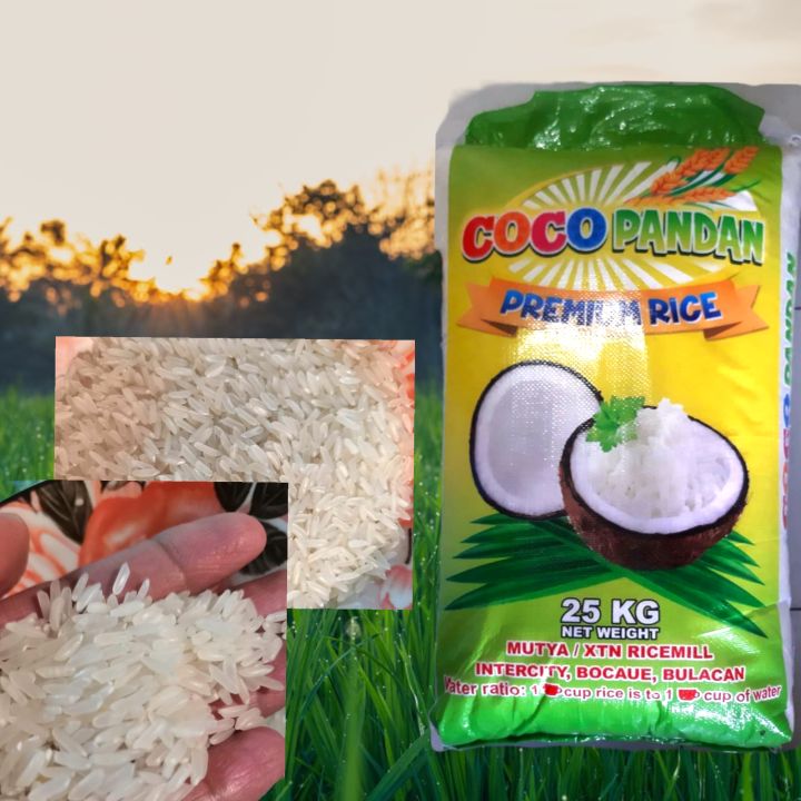 COCO PANDAN PREMIUM Rice 25Kgs Mabango,Malinamnam at Hindi madaling ...