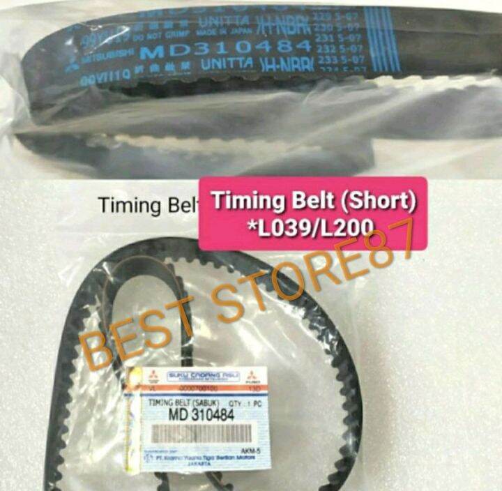 TIMING BELT MITSUBISHI L200, L300, L039 KUDA DIESEL PENDEK 1PC Lazada Indonesia
