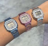 CASIO LA-20WHS คาสิโอ นาฬิกาหญิง สายเรซินใส กันน้ำ ของแท้รับประกันศูนย์