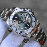 Seiko Modify Yacht Master Rhodium เข็มฟ้า ตัวใหม่ล่าสุด ระบบAutomatic กระจกแซฟไฟร์