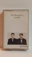 เทปเพลงสากล cassette tape pet shop boys - actually เทปมือสอง