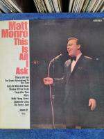 LPBOX 36 : MATT MONRO : THIS IS ALL I ASK : แผ่นต้นฉบับเดิม แผ่นเสียง vinyl Lp 33rpm 12"สภาพกำลังฟังได้ดีมีเสียงก๊อบแก๊บบ้างตามควรได้รับการตรวจสอบ