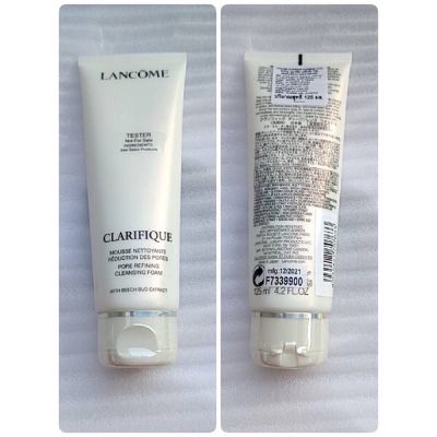 โฟมล้างหน้า  Clarifique Pore Refining Cleansing Foam 125 ml (แพ็คเกจเทสเตอร์ ฝามีซีล)