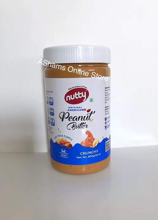 Nutty Peanut Butter 800g/ 28 oz Crunchy (Exp date 7/20/2024) Lazada PH