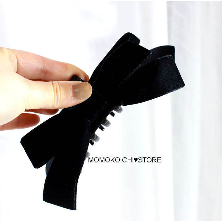 Instagram Style Japanese Barrettes with Velvet Bow Lazada