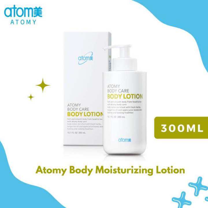【Ready Stock】Atomy Body Moisturizing Lotion 300ml Non Sticky Lazada