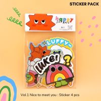 สติกเกอร์ HAPPY SUNRAYS STICKER PACK Vol.1 : Nice to meet you