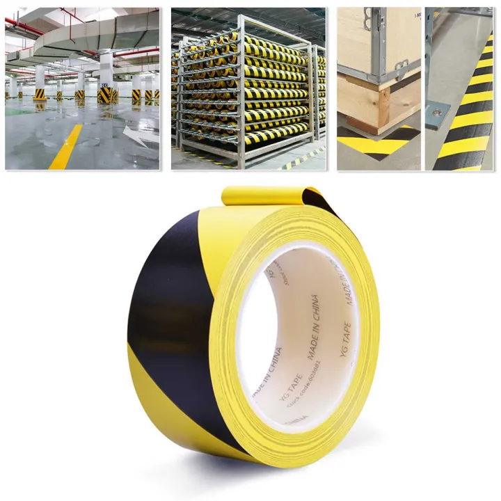 Safety Warning Hazard Floor Tape 50cm*33m Black & Yellow Floor Safety