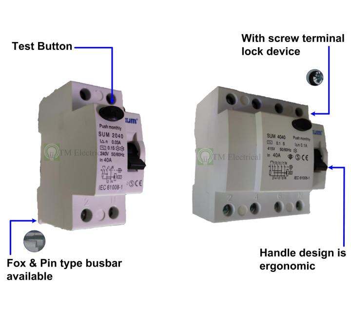 14 WAY BOX DB FULL COMPLETE SET SINGLE PHASE 40A / 63A RCCB/ELCB 100MA