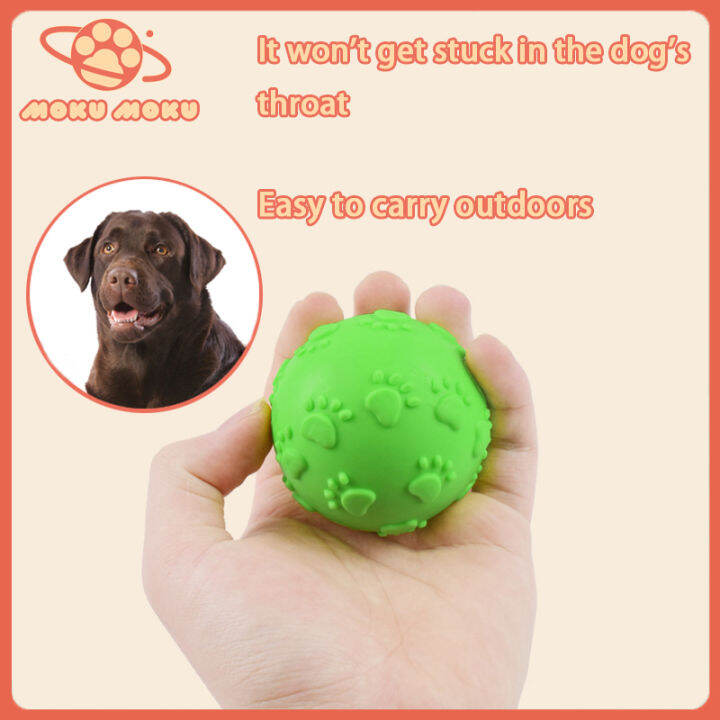 Squeaky Toy Ball for Training and Playing with Pets with Squeaker Puppy ...