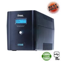 UPS 1200VA ETECH Grand By ZIRCON ประกัน 2*2*0 UPS เครื่องสํารองไฟคอมพิวเตอร์ เครื่องสํารองไฟ เครื่องสํารองไฟฉุกเฉิน เเบตสํารอง ไฟสํารอง ยูพีเอส