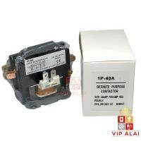 แม็กเนติก คอยล์ร้อน เครื่องปรับอากาศ อะไหล่เครื่องปรับอากาศ Magnetic Contactor 1P 40A 220V