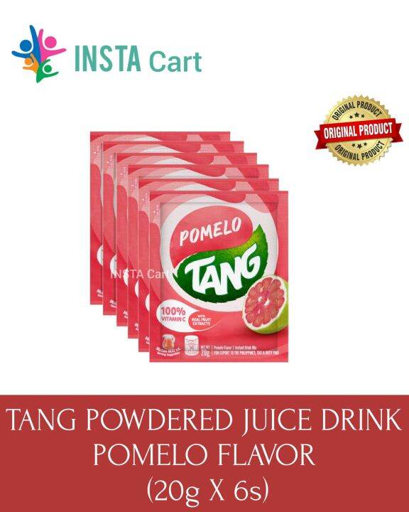 TANG POMELO FLAVORED POWDERED JUICE DRINK (20g X 6s) SACHET Lazada PH