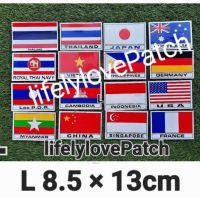 Sticker Flag สติ้กเกอร์ ธงขาติ ไทย ลาว กัมพูชา เวียดนาม พม่า ฯลฯหลากหลายประเทศ สติ้กเกอร์ตกแต่ง