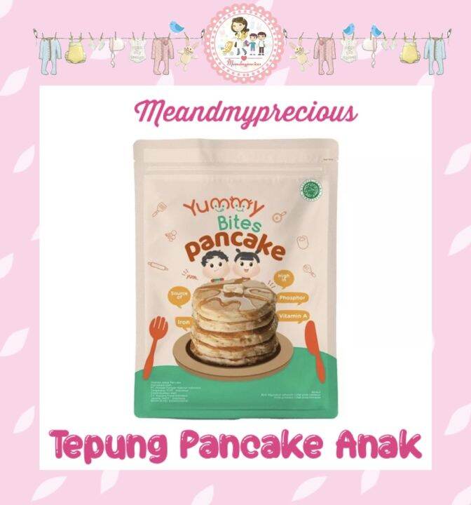 MMP Yummy Bites Pancake & Waffle Mix 130g Tepung Pancake Anak USIA 9