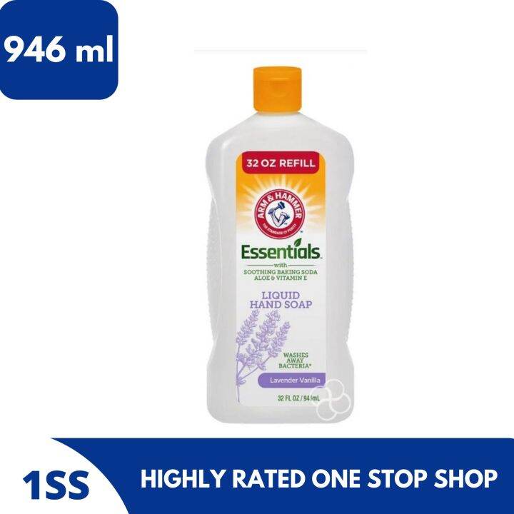 Arm & Hammer Essentials Lavender Vanilla Liquid Hand Soap, 946ml