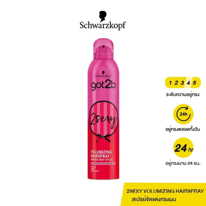 Schwarzkopf Got2b 2sexy Volumizing Hairspray Th